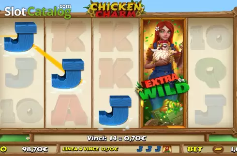Οθόνη3. Chicken Charm Κουλοχέρης 