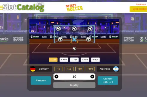Οθόνη3. Street Soccer Κουλοχέρης