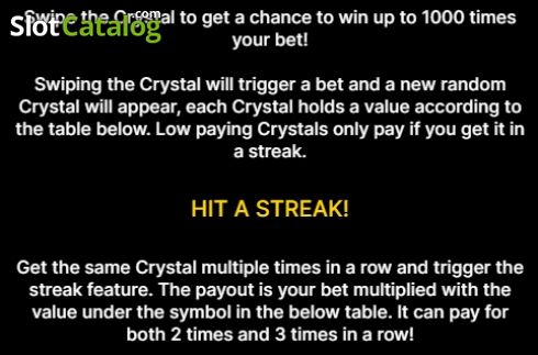 Οθόνη6. Crystal Swipe Κουλοχέρης