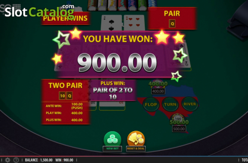 Οθόνη4. Texas Hold'em Plus (Shuffle Master) Κουλοχέρης