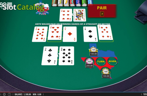 Οθόνη5. Texas Hold'em Plus (Shuffle Master) Κουλοχέρης