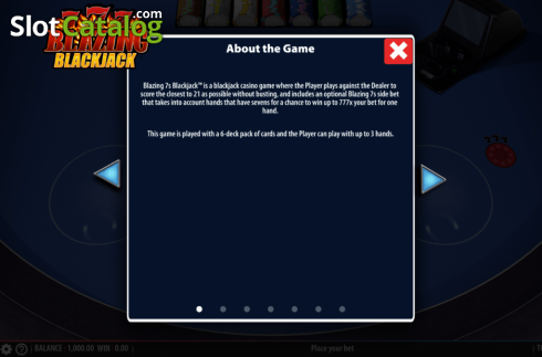Οθόνη8. Blazing 7's Blackjack Κουλοχέρης