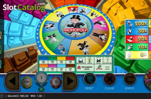 Οθόνη5. Monopoly Big Spin Κουλοχέρης
