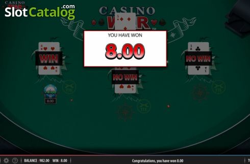 Οθόνη9. Casino War (Shuffle Master) Κουλοχέρης
