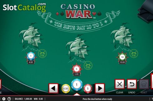Οθόνη3. Casino War (Shuffle Master) Κουλοχέρης