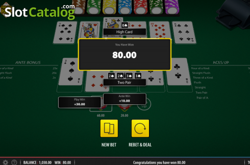 Οθόνη3. Four Card Poker (Shuffle Master) Κουλοχέρης