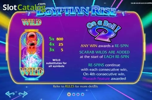 Οθόνη3. Egyptian Rise Κουλοχέρης