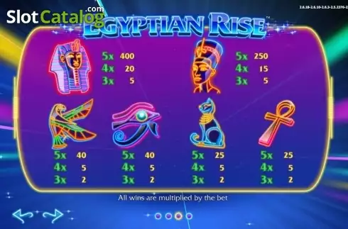 Οθόνη5. Egyptian Rise Κουλοχέρης