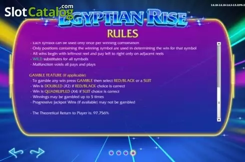 Οθόνη8. Egyptian Rise Κουλοχέρης