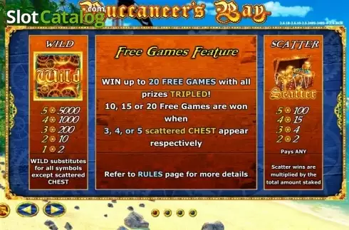 Οθόνη3. Buccaneer's Bay Κουλοχέρης