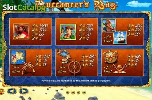 Οθόνη4. Buccaneer's Bay Κουλοχέρης