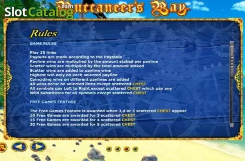 Οθόνη5. Buccaneer's Bay Κουλοχέρης