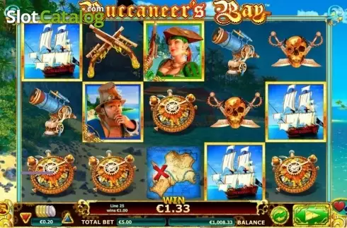 Οθόνη9. Buccaneer's Bay Κουλοχέρης