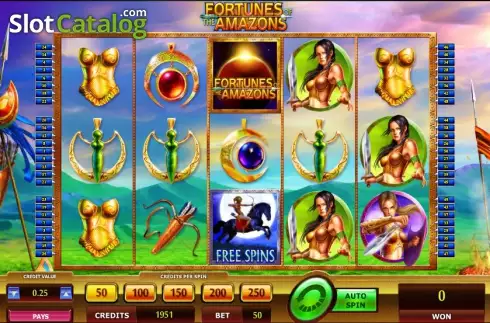 Ροδέλες. Fortunes of the Amazons Κουλοχέρης
