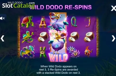 Πίνακας πληρωμών. Wild Dodo Κουλοχέρης