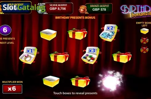 Πολλαπλασιαστής. Birthday Bonanza Κουλοχέρης