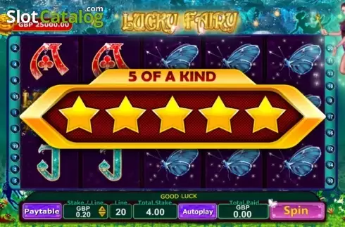 Οθόνη 3. Lucky Fairy Κουλοχέρης