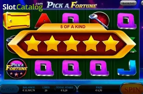 Οθόνη 2. Pick A Fortune Κουλοχέρης