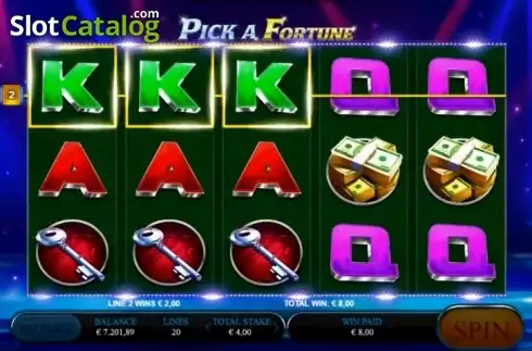 Οθόνη 3. Pick A Fortune Κουλοχέρης