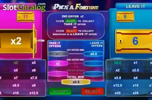 Οθόνη 6. Pick A Fortune Κουλοχέρης