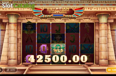 Οθόνη3. Egyptian Mega Fortune Κουλοχέρης