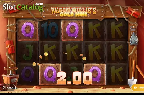 Οθόνη3. Wagon Willie's Gold Mine Κουλοχέρης