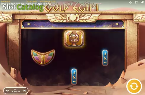 Οθόνη2. Gold of Egypt (Silverback Gaming) Κουλοχέρης 