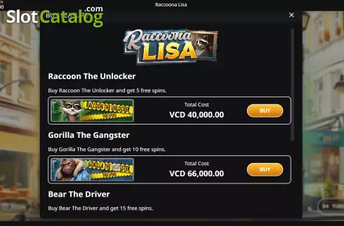 Οθόνη3. Raccoona Lisa Κουλοχέρης