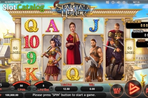 Οθόνη2. Sparta's Honor Κουλοχέρης