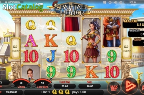 Οθόνη3. Sparta's Honor Κουλοχέρης