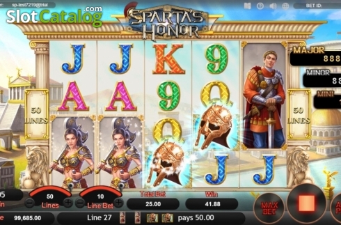 Οθόνη4. Sparta's Honor Κουλοχέρης