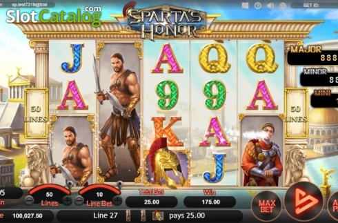 Οθόνη5. Sparta's Honor Κουλοχέρης