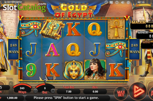 Οθόνη2. Gold of Egypt (SimplePlay) Κουλοχέρης
