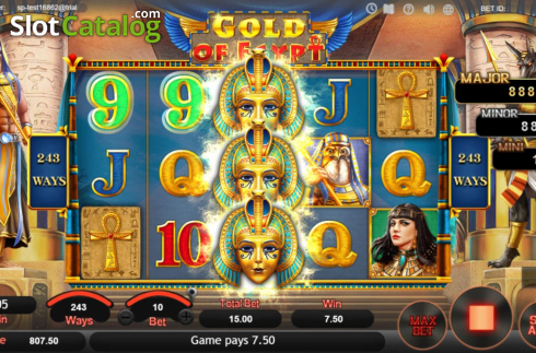 Οθόνη5. Gold of Egypt (SimplePlay) Κουλοχέρης
