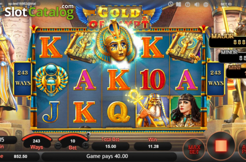 Οθόνη6. Gold of Egypt (SimplePlay) Κουλοχέρης