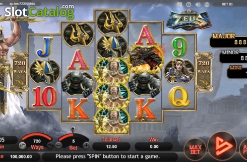 Οθόνη2. Zeus (SimplePlay) Κουλοχέρης