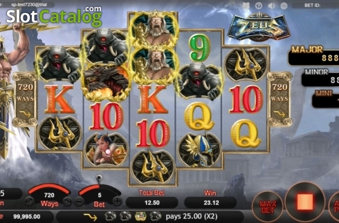 Οθόνη4. Zeus (SimplePlay) Κουλοχέρης