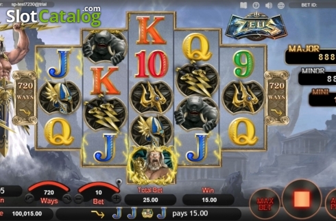 Οθόνη5. Zeus (SimplePlay) Κουλοχέρης