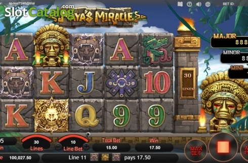 Οθόνη5. Maya's Miracle Κουλοχέρης 