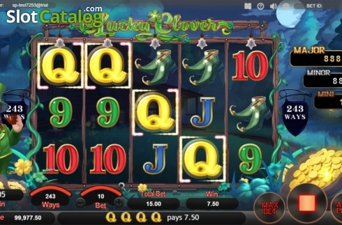 Οθόνη3. Lucky Clover (SimplePlay) Κουλοχέρης