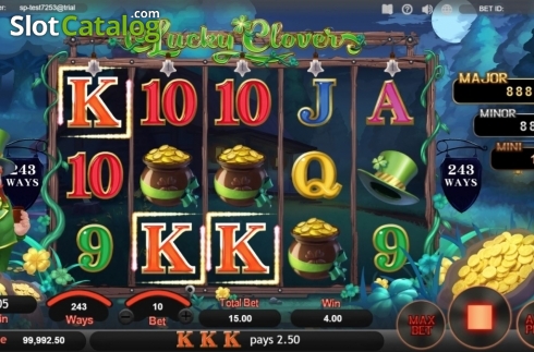 Οθόνη5. Lucky Clover (SimplePlay) Κουλοχέρης