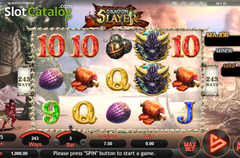 Οθόνη2. Dragon Slayer (SimplePlay) Κουλοχέρης