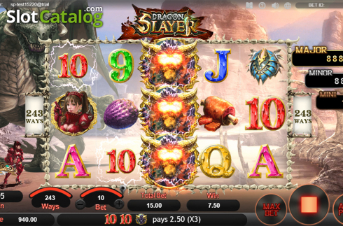 Οθόνη3. Dragon Slayer (SimplePlay) Κουλοχέρης
