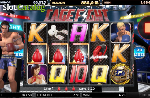 Οθόνη3. Cage Fight Κουλοχέρης