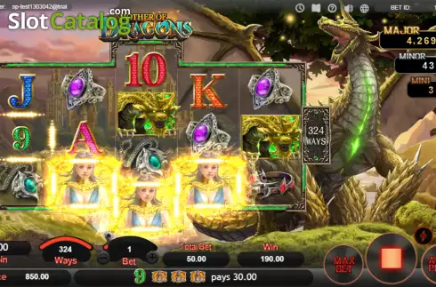 Οθόνη3. Mother of Dragons (SimplePlay) Κουλοχέρης