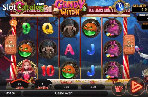 Οθόνη2. Candy Witch Κουλοχέρης 