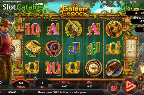 Οθόνη2. Golden Legacy (SimplePlay) Κουλοχέρης 
