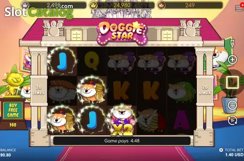 Οθόνη3. Doggie Star Κουλοχέρης