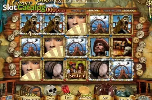 Οθόνη8. Ghost Pirates The 100,000 Quest Κουλοχέρης 