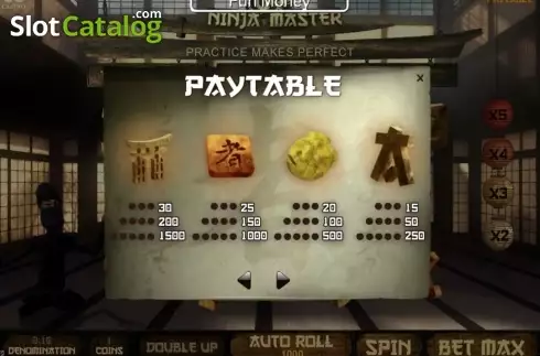 Οθόνη2. Ninja Master Κουλοχέρης 